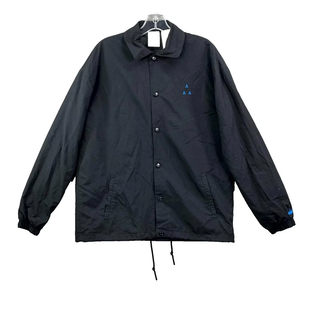 Adidas Graphics‎ Originals Attribute Coach Jacket Mens XS Primegreen Sportswear